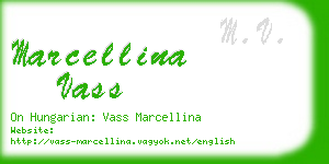 marcellina vass business card